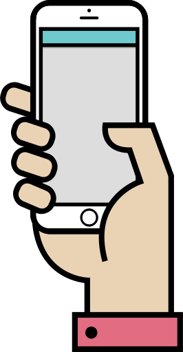 Ilustração de telefone usada em 2018