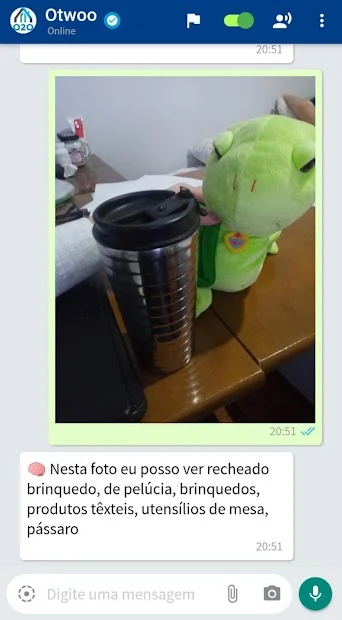 Reconhecimento de objetos em uma fotografia.